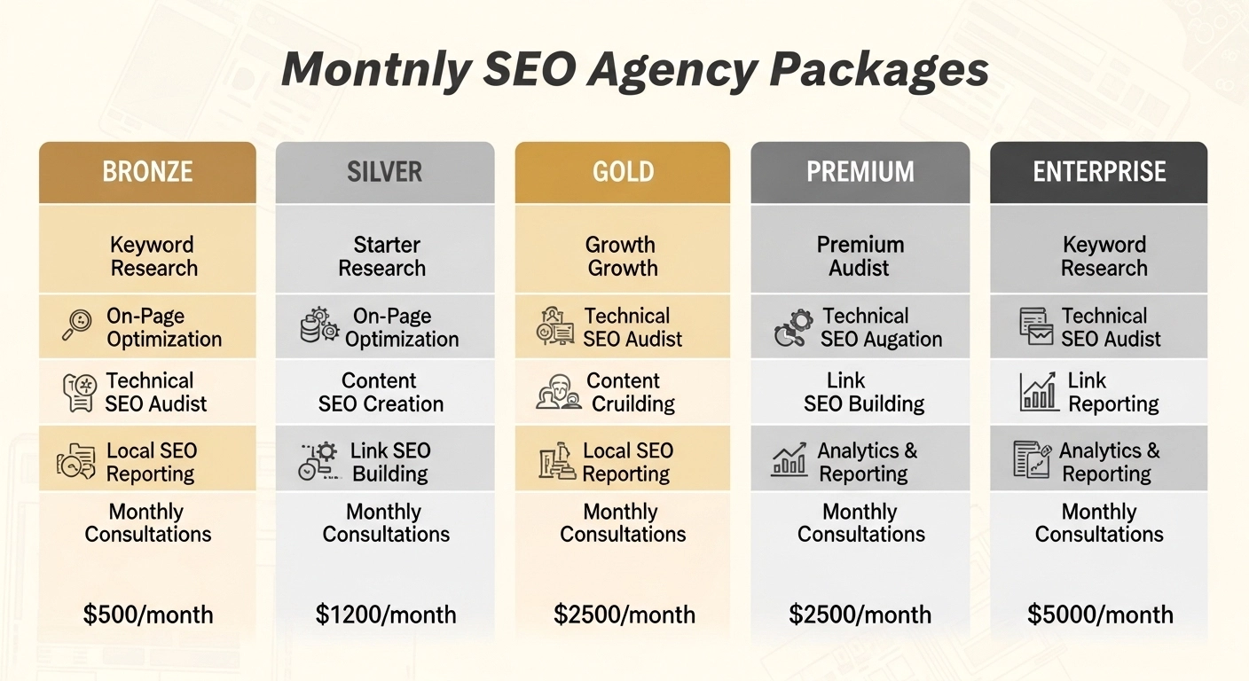 Monthly SEO Agency Packages