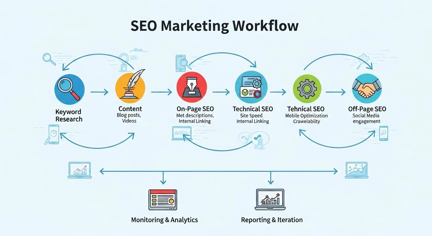 SEO Marketing Workflow