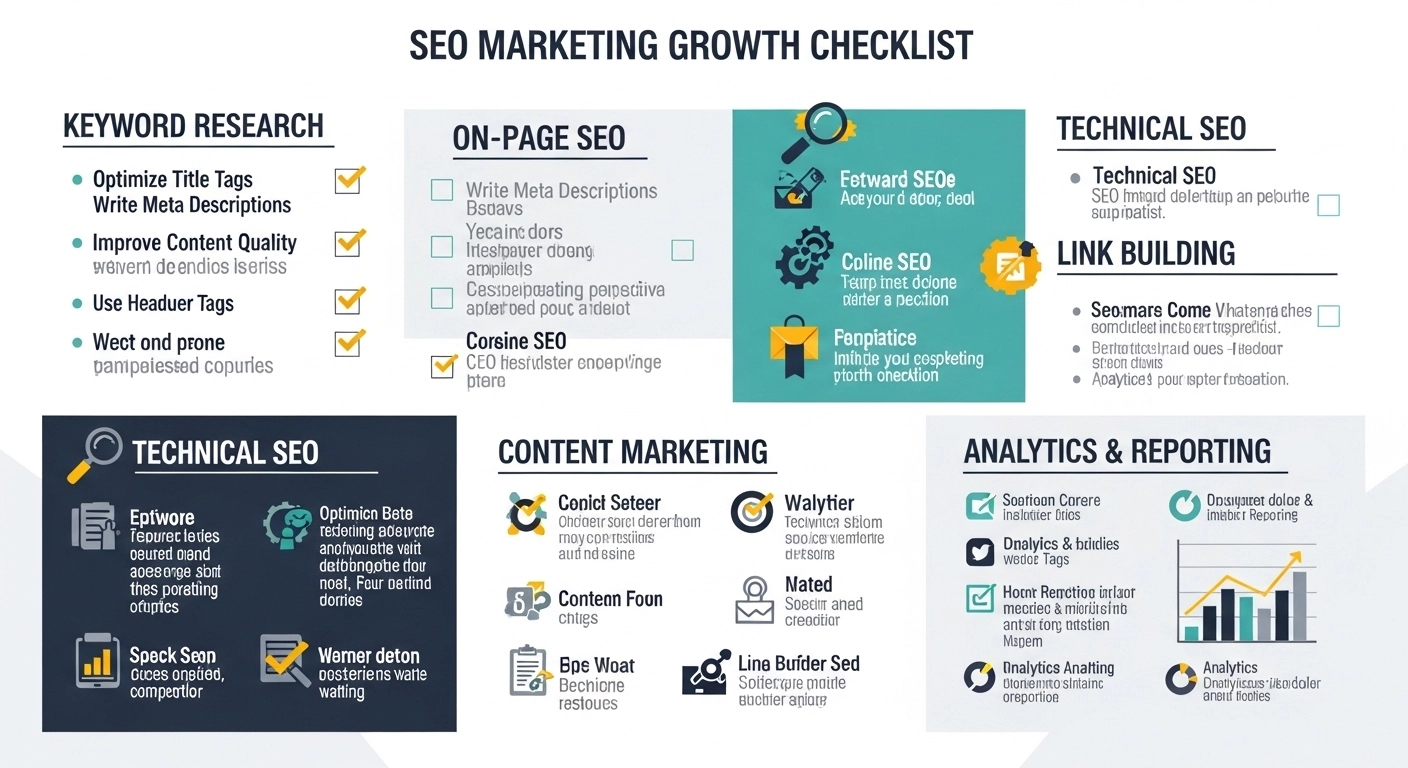 SEO Marketing Growth Checklist