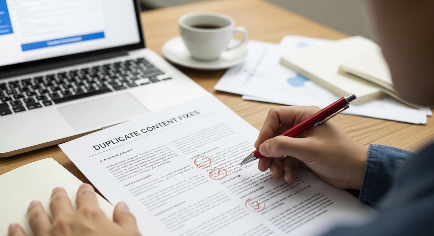 Duplicate content fixes