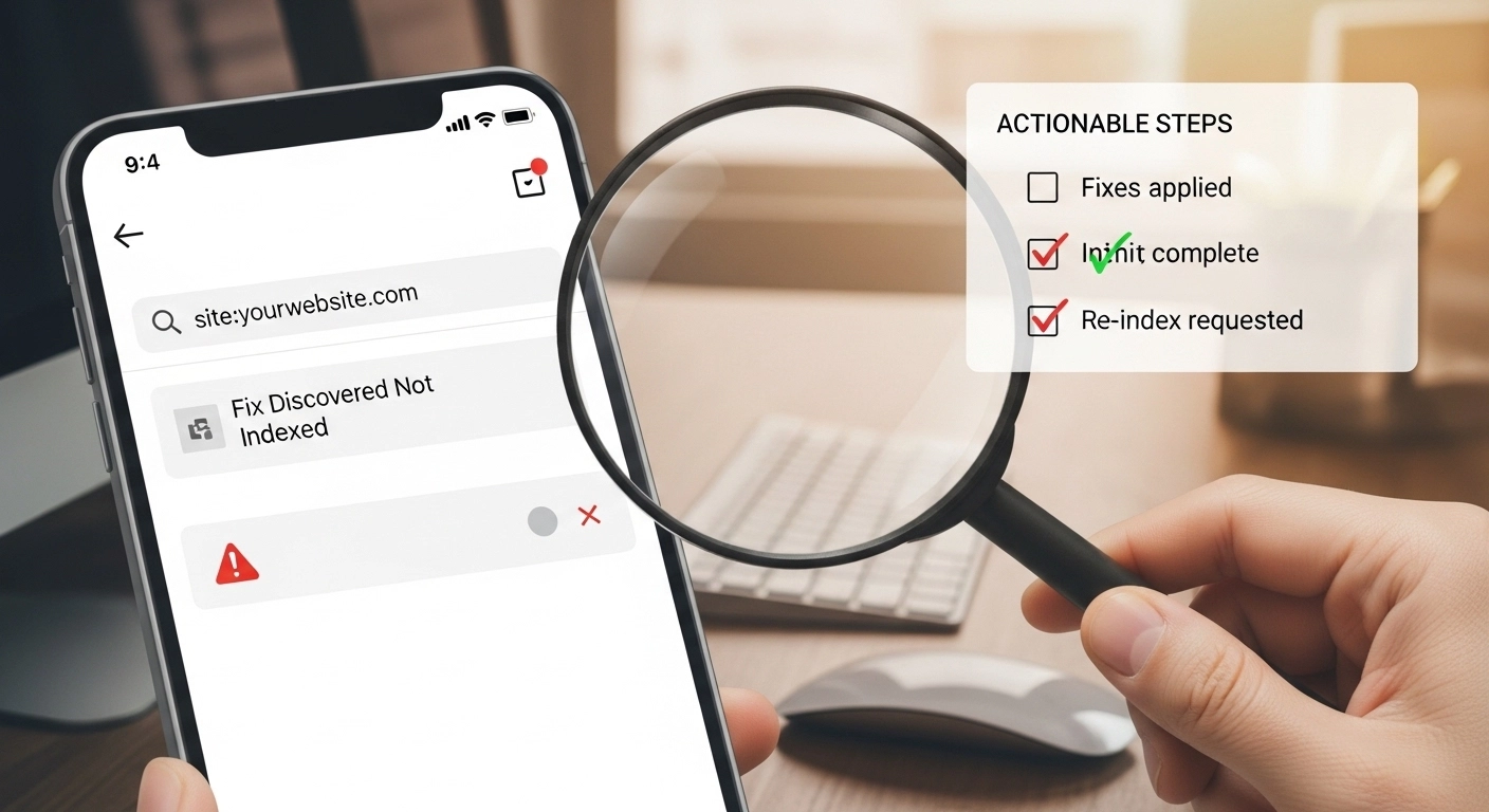 Fix discovered not indexed