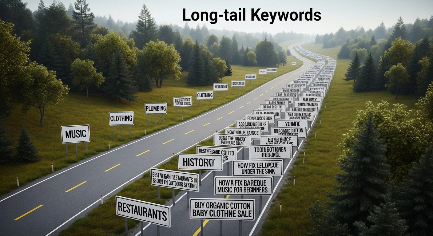 Long-tail keywords strategy